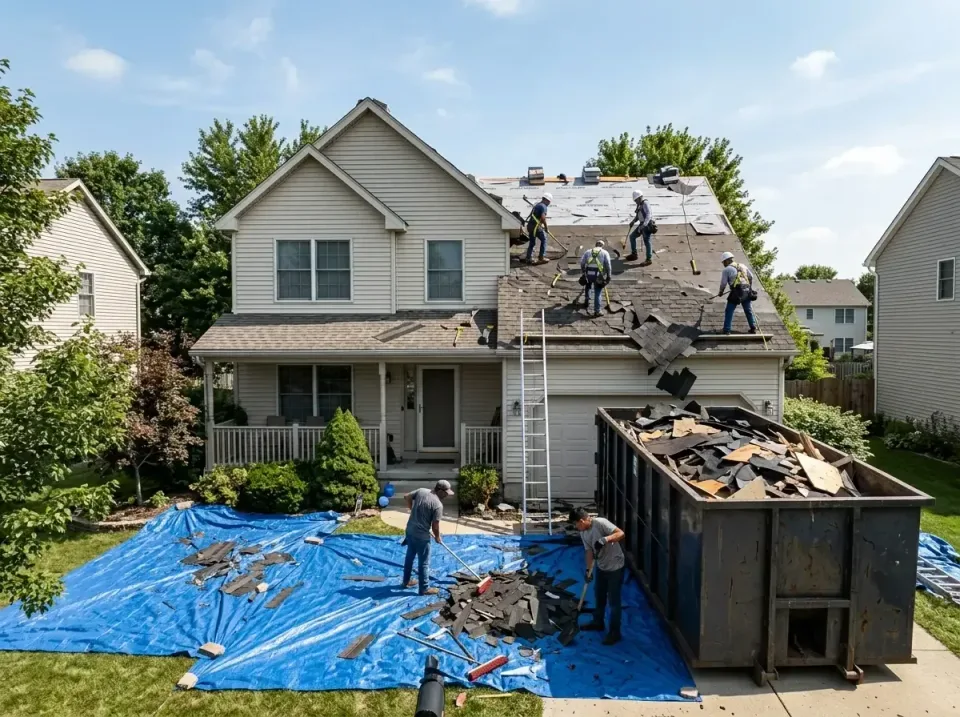 roof-replacement-debris-remova-004 — frequently asked questions, Cheapest Dumpster Rentals in Urbana, IL